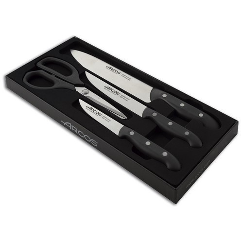 JUEGO COCINA ARCOS MAITRE 4 PIEZAS ESTUCHE